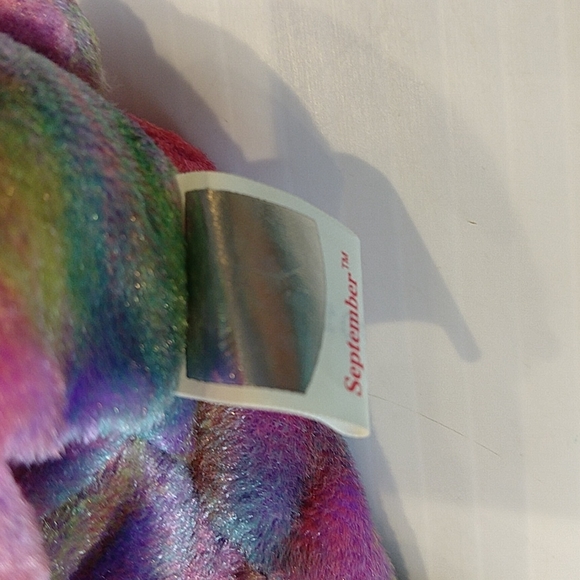 Ty Beanie Baby September B-Day Sapphire Bear - Picture 11 of 12